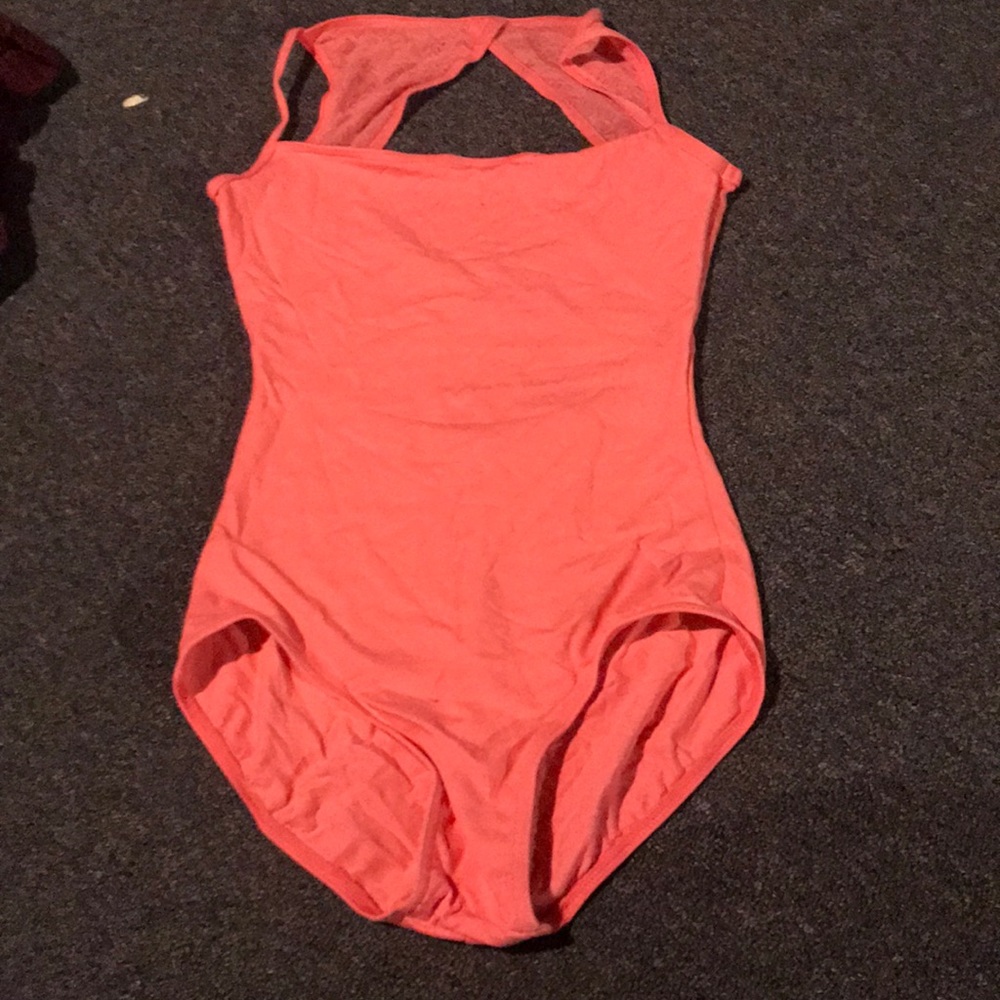 a hit pink leotard